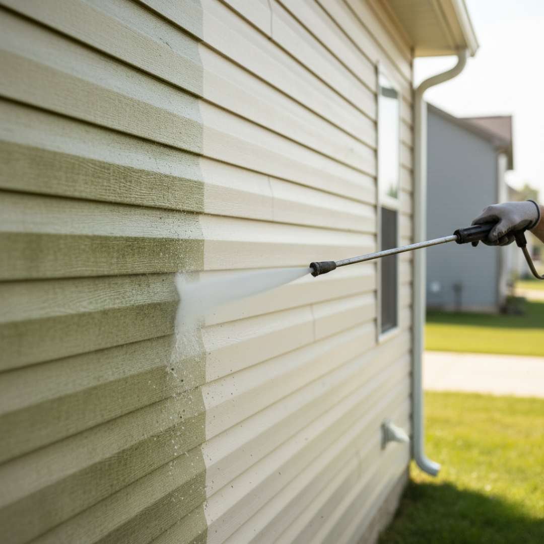 House and Driveway Wash